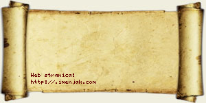 Milena Divac vizit kartica